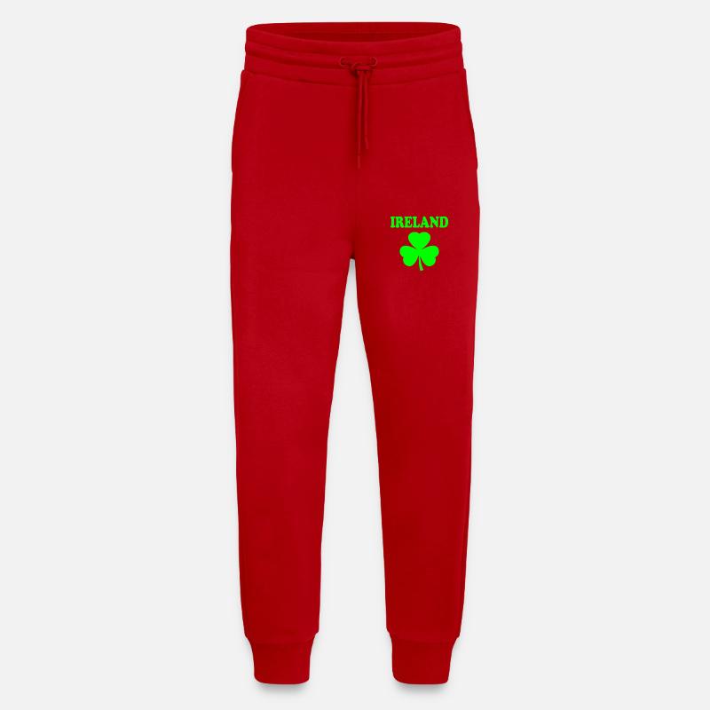 Irland kleeblatt - Jogginghose - made by SPREAD - Rot