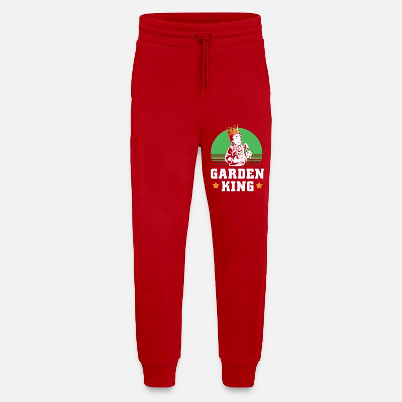 Kompost Würmer Geschenk - Jogginghose - made by SPREAD - Rot