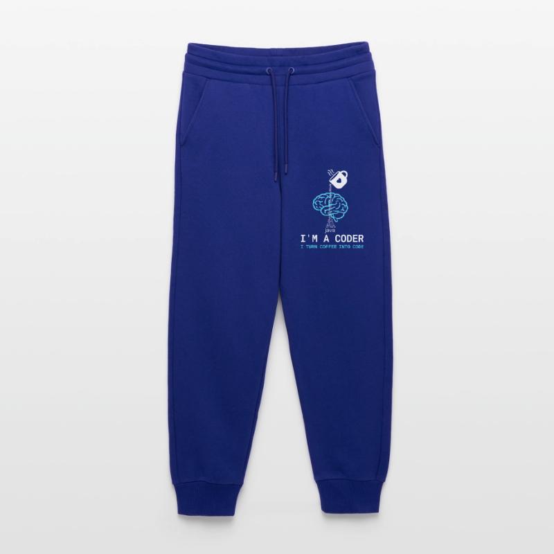 Coder T-Shirt: Coffee into Code – Nerdy Programmie Jogginghose - made by SPREAD