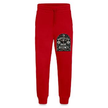 Flower Statement for Equality Fans - Jogging Pants - made by SPREAD  - red - Front