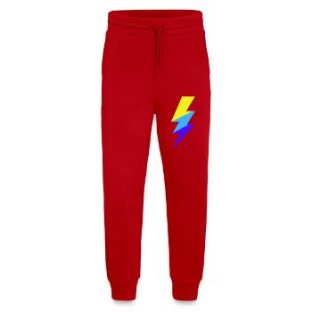 TriColor Neon Beam - Jogging Pants - made by SPREAD  - red - Front