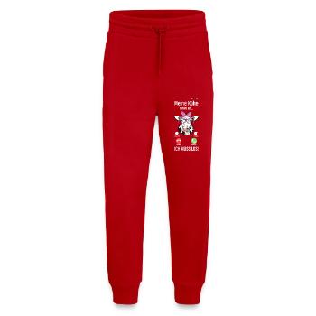 Meine Kühe Rufen An Ich Muss Los Bauer Bäuerin - Jogginghose - made by SPREAD - Rot - Vorne