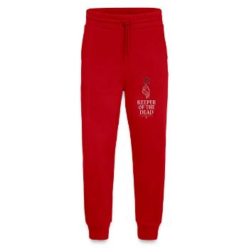 Corpse Science Dark Humor Death Positive - Jogging Pants - made by SPREAD  - red - Front