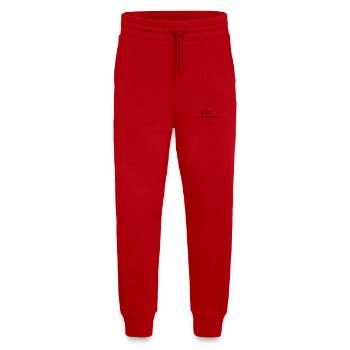 Soyez vous-même | L’amour de soi - Pantalon de jogging bio décontracté fabriqué en UE - rouge - Devant