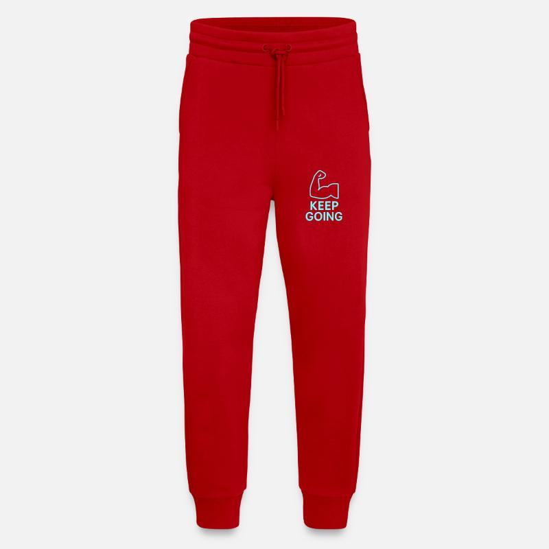 Durchhaltearm Keep Going - Jogging Pants - made by SPREAD  - red