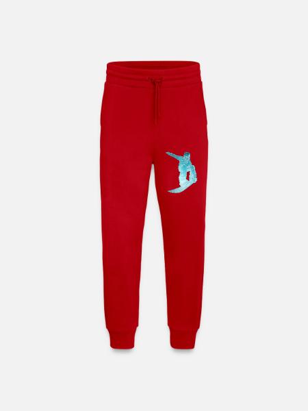 Eis Snowboarder - Jogginghose - made by SPREAD - Rot