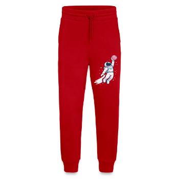 Cosmic Hoop-Astronaut - Jogginghose - made by SPREAD - Rot - Vorne