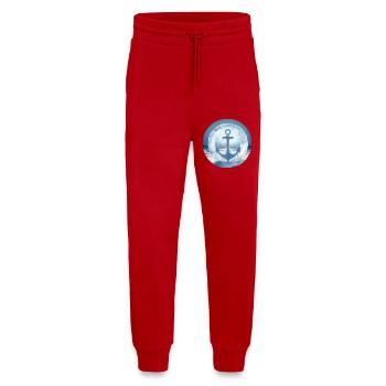 Anker Eis Schnee vereist - Jogginghose - made by SPREAD - Rot - Vorne