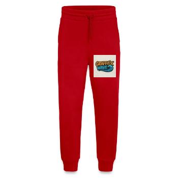 Graffitix Wave Graffiti Logo - Jogging Pants - made by SPREAD  - red - Front
