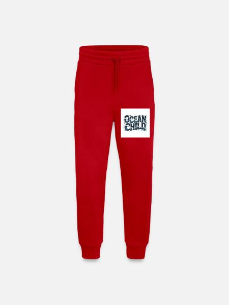 Ocean Child Wave Art - Jogging Pants - made by SPREAD - red
