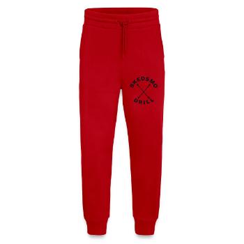 Tiges de forage croisées Skedsmo Drill - Pantalon de jogging bio décontracté fabriqué en UE - rouge - Devant