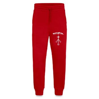 Besser_geht_nich - Jogginghose - made by SPREAD - Rot - Vorne