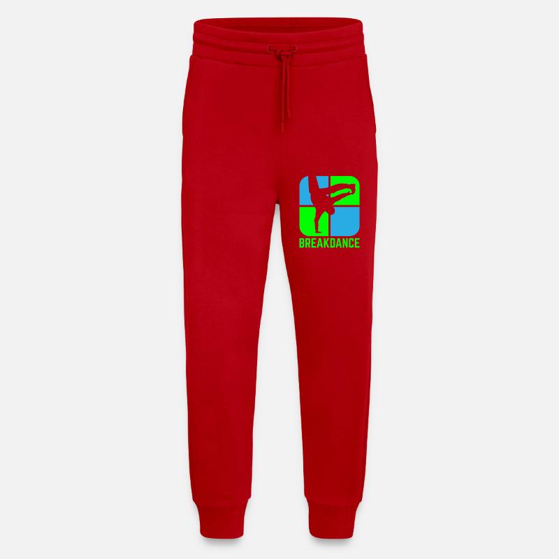 Breakdancing - Jogging Pants - made by SPREAD  - red
