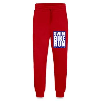 Triathlon Natation Course Cyclisme - Pantalon de jogging bio décontracté fabriqué en UE - rouge - Devant