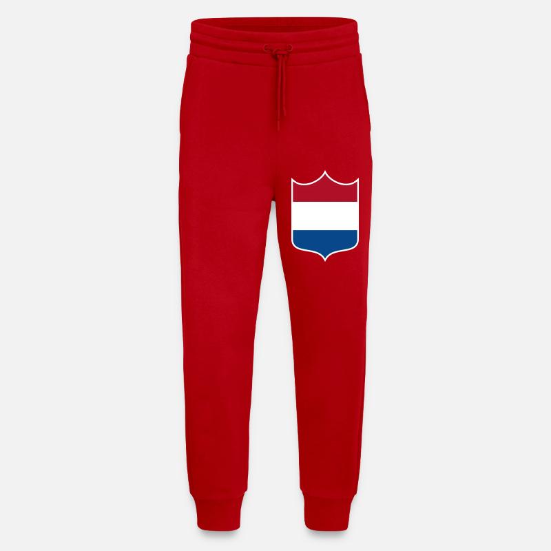 Netherlands - Jogging Pants - made by SPREAD  - red