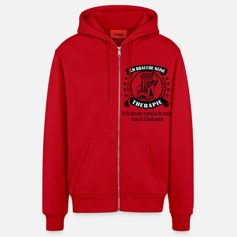 16937835_neu - Organic Relaxed Hooded Jacket Made in EU - red