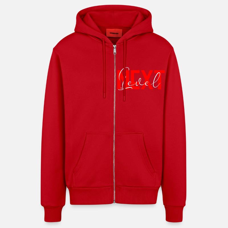 Next Level - Organic Relaxed Kapuzenjacke Made in EU - Rot