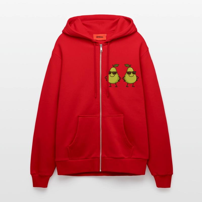 Pear Comic Cool 2 Organic Relaxed Hooded Jacket Made in EU