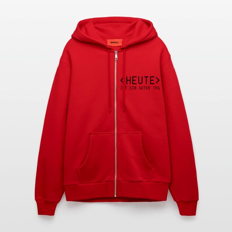 Heute-Tag - Coder Organic Relaxed Kapuzenjacke Made in EU