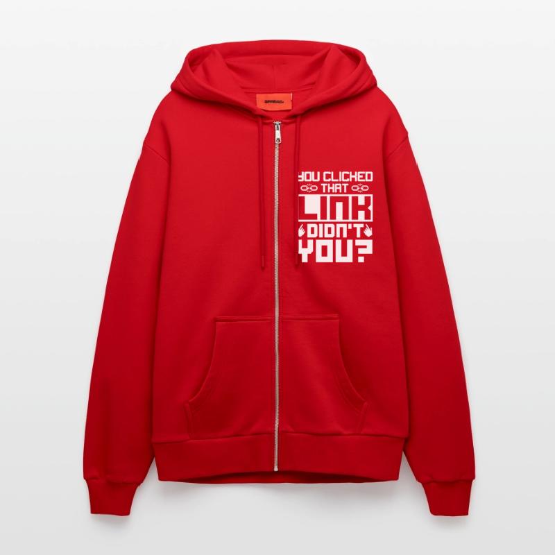 A Day Without My Computer Tech Support Computer Organic Relaxed Kapuzenjacke Made in EU