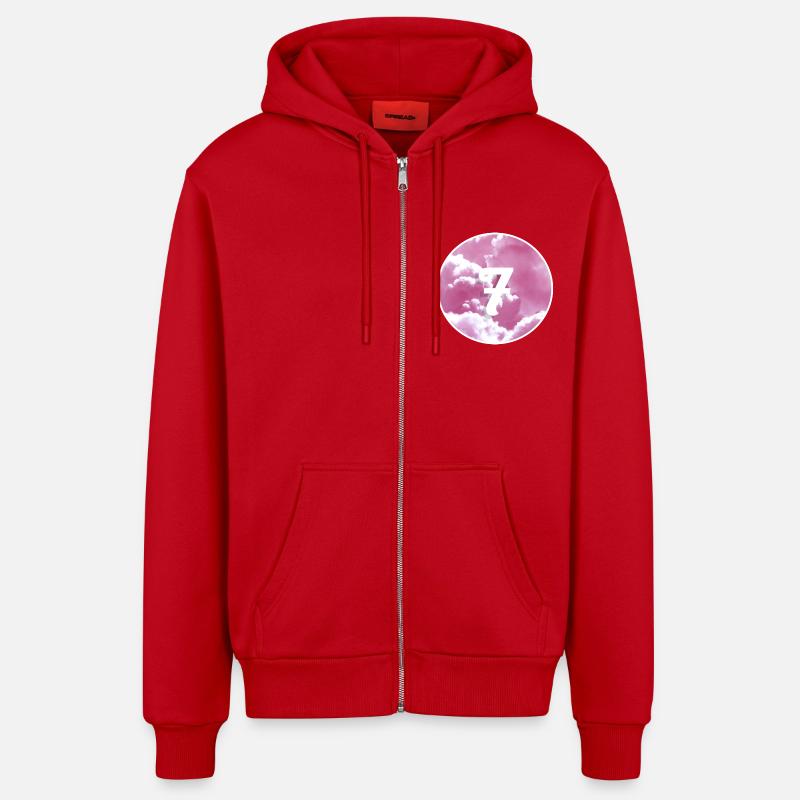 4EF00A83 8E69 4DC8 8A7D 1398B5C40235 - Organic Relaxed Kapuzenjacke Made in EU - Rot