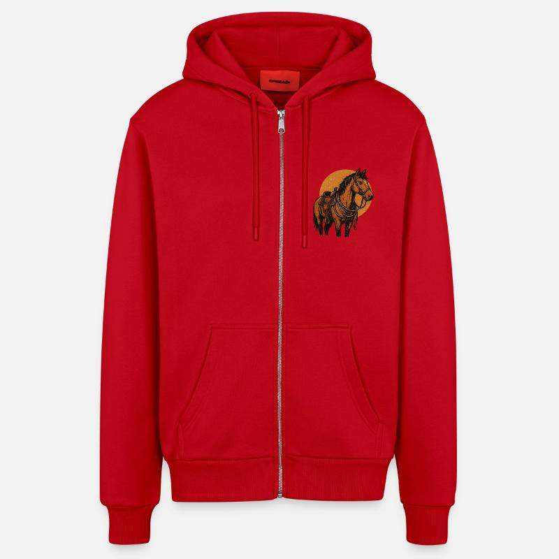 D42BD8C2 75E6 41BA 8F3B E65EE1F331AD - Organic Relaxed Hooded Jacket Made in EU - red