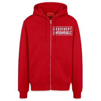 Underbirds sécurisé pour la fête des pères style Malle - Veste à capuche bio décontractée fabriquée en UE - rouge - Devant