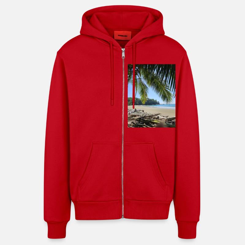E30B78C9 5F3C 40FE A815 E6F4248A8AC0 - Veste à capuche bio décontractée fabriquée en UE - rouge