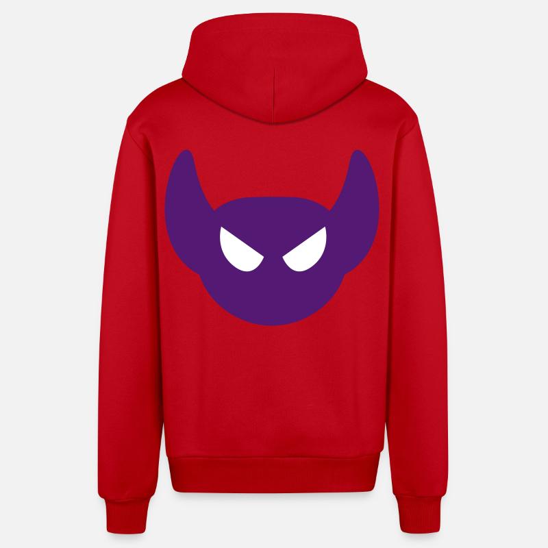 Fantôme d’Halloween - Veste à capuche bio décontractée fabriquée en UE - rouge