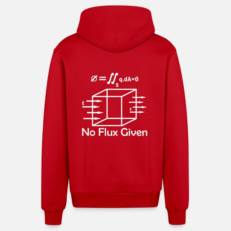 Mathematics Math Physicist - Organic Relaxed Kapuzenjacke Made in EU - Rot
