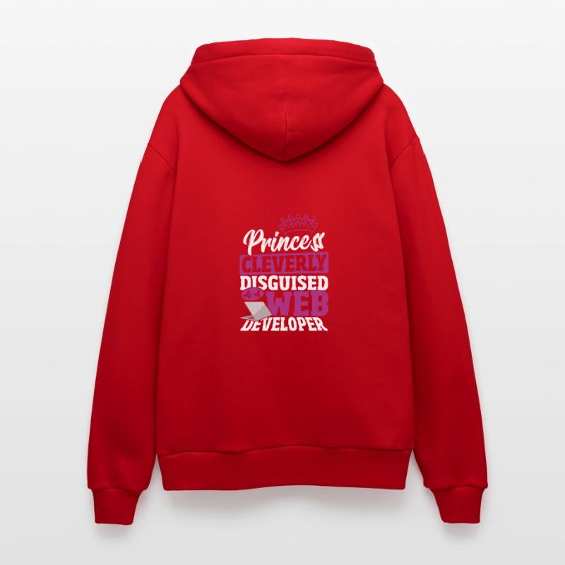 Developer Computer Geek HTML Programmer Daughter Organic Relaxed Kapuzenjacke Made in EU