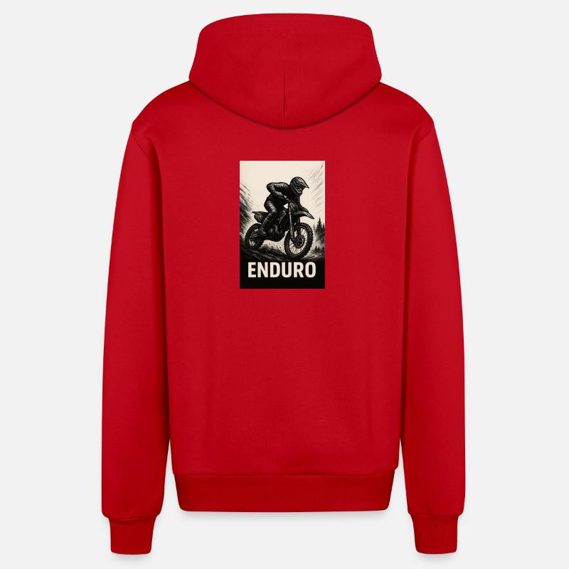 1FE36344 2824 4C39 BBDB 78C5BCB1C161 - Veste à capuche bio décontractée fabriquée en UE - rouge