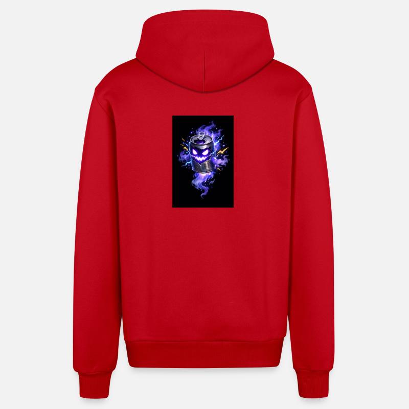 Violette Spukkanone Halloween - Veste à capuche bio décontractée fabriquée en UE - rouge
