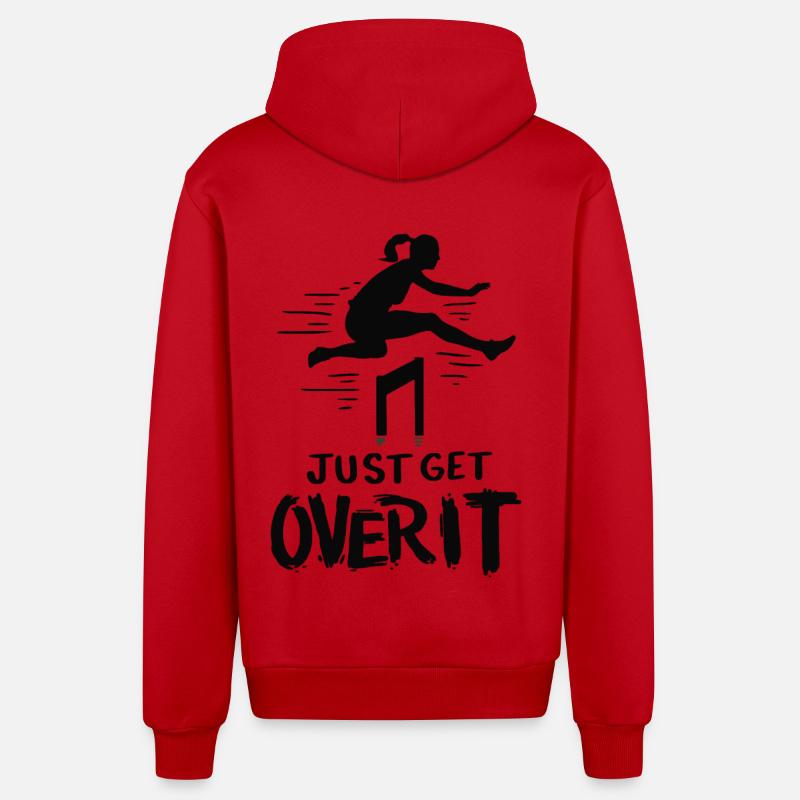 Athlétisme Course d’obstacles Sport - Veste à capuche bio décontractée fabriquée en UE - rouge