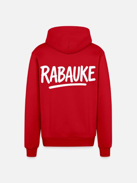 Loubard - Veste à capuche bio décontractée fabriquée en UE - rouge