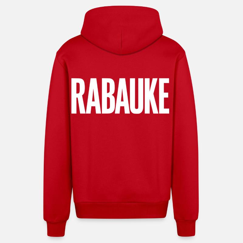 Yob - Organic Relaxed Hooded Jacket Made in EU - red