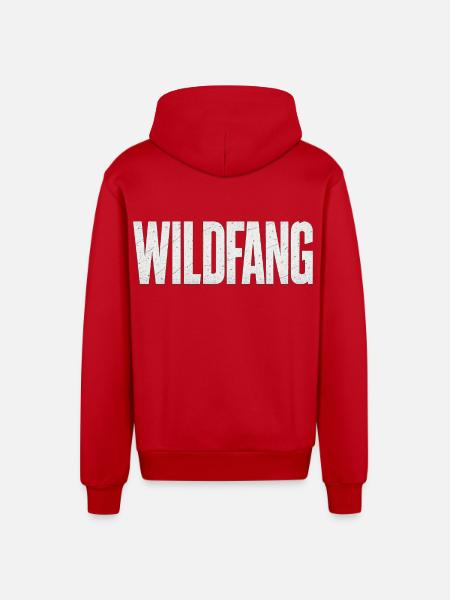 Wildfang - Organic Relaxed Kapuzenjacke Made in EU - Rot