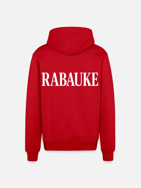 Loubard - Veste à capuche bio décontractée fabriquée en UE - rouge