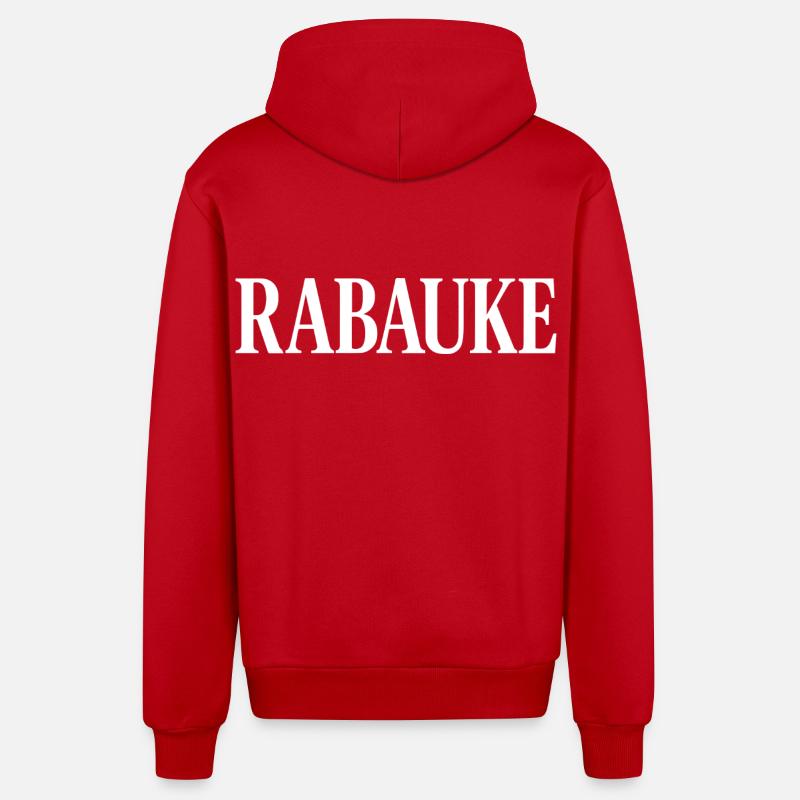 Yob - Organic Relaxed Hooded Jacket Made in EU - red