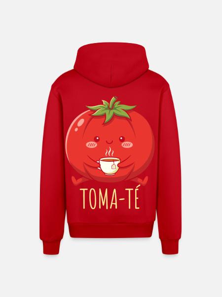Lustige Spanischlehrerin der Maestra-Schule - Organic Relaxed Kapuzenjacke Made in EU - Rot