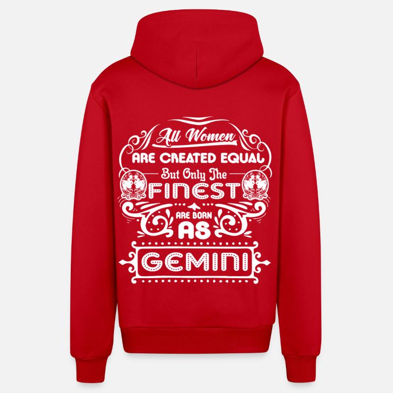 Gemini Gemini Evolution - Organic Relaxed Hooded Jacket Made in EU - red