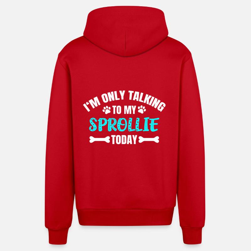 Sprollie - Organic Relaxed Kapuzenjacke Made in EU - Rot