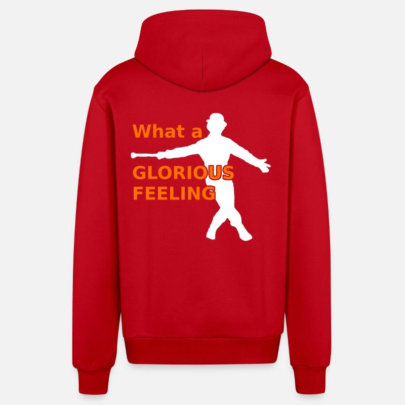 CWO Dancing Alex - Organic Relaxed Kapuzenjacke Made in EU - Rot