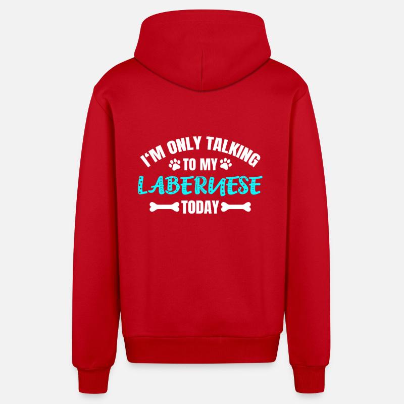 Labernese - Organic Relaxed Kapuzenjacke Made in EU - Rot