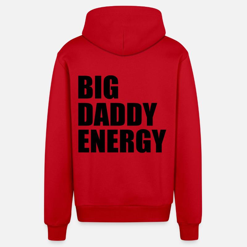 Big daddy energy - Organic Relaxed hettejakke produsert i EU - rød