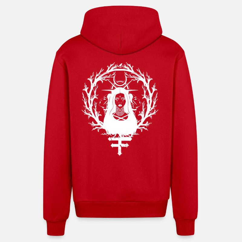 Succube de l’enfer - Veste à capuche bio décontractée fabriquée en UE - rouge