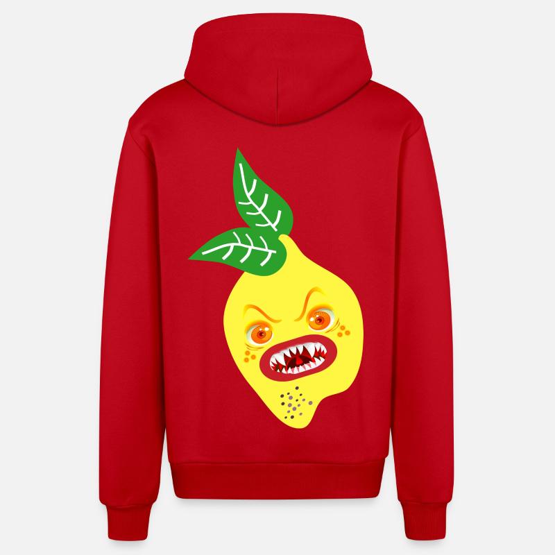 COSTUME D’HALLOWEEN CITRON - Veste à capuche bio décontractée fabriquée en UE - rouge