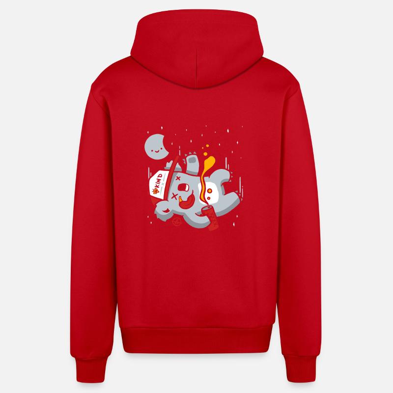 Schläfriger Koala oder betrunkener Dropbear? - Organic Relaxed Kapuzenjacke Made in EU - Rot