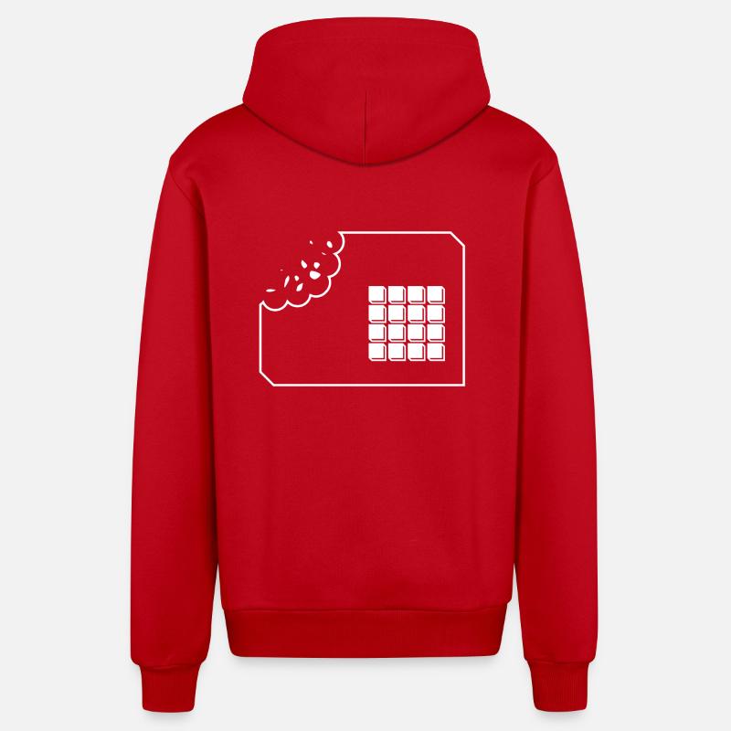 MPC BISS - Organic Relaxed Kapuzenjacke Made in EU - Rot