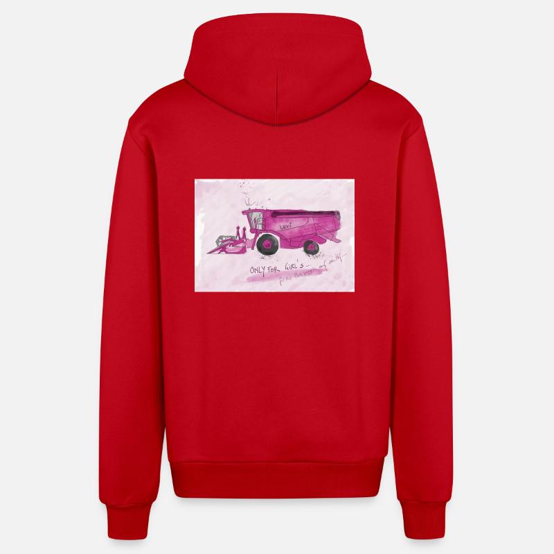 fullsizeoutput 1612 - Veste à capuche bio décontractée fabriquée en UE - rouge
